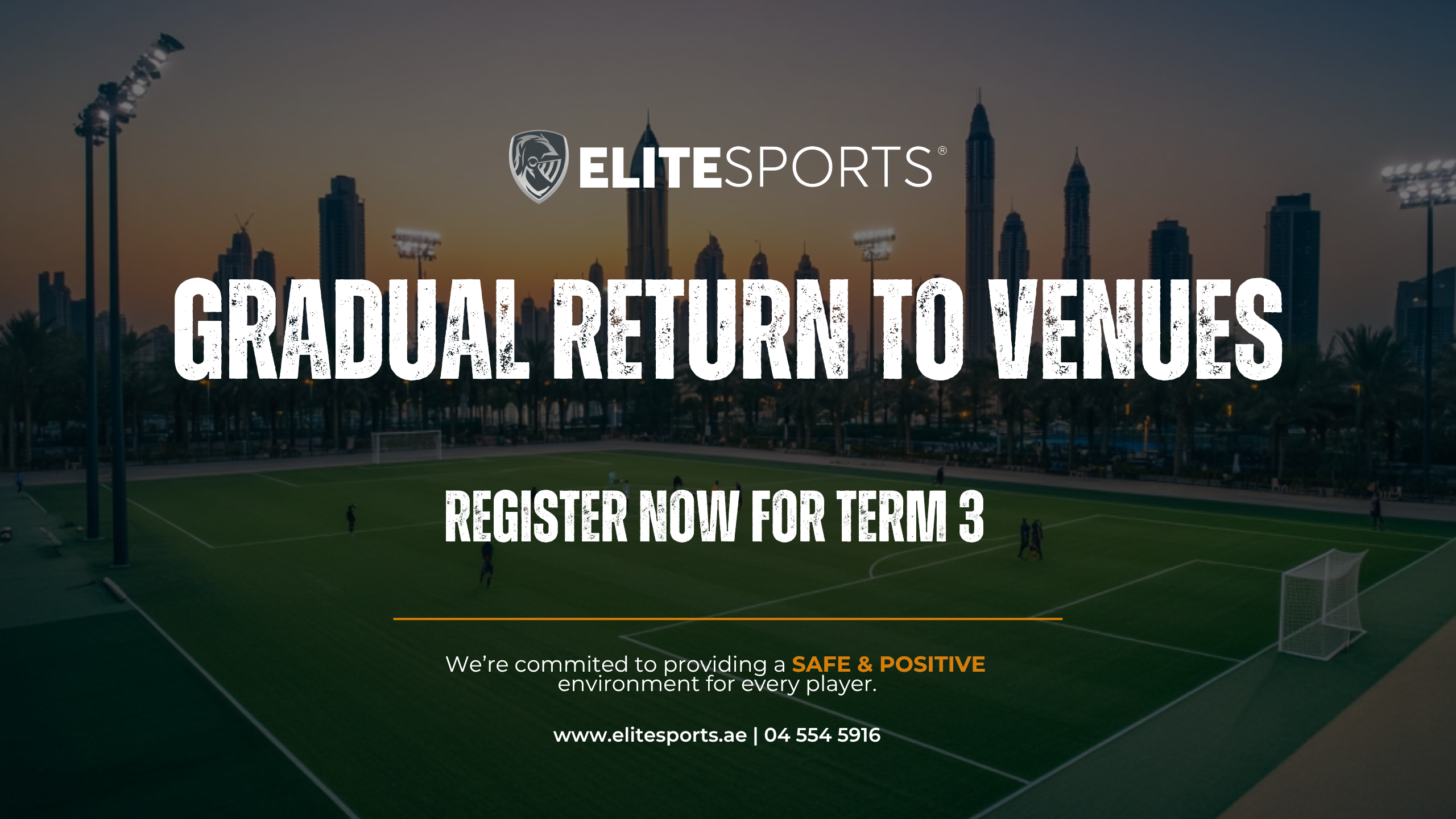 Gradual Resumption to Our School Venues